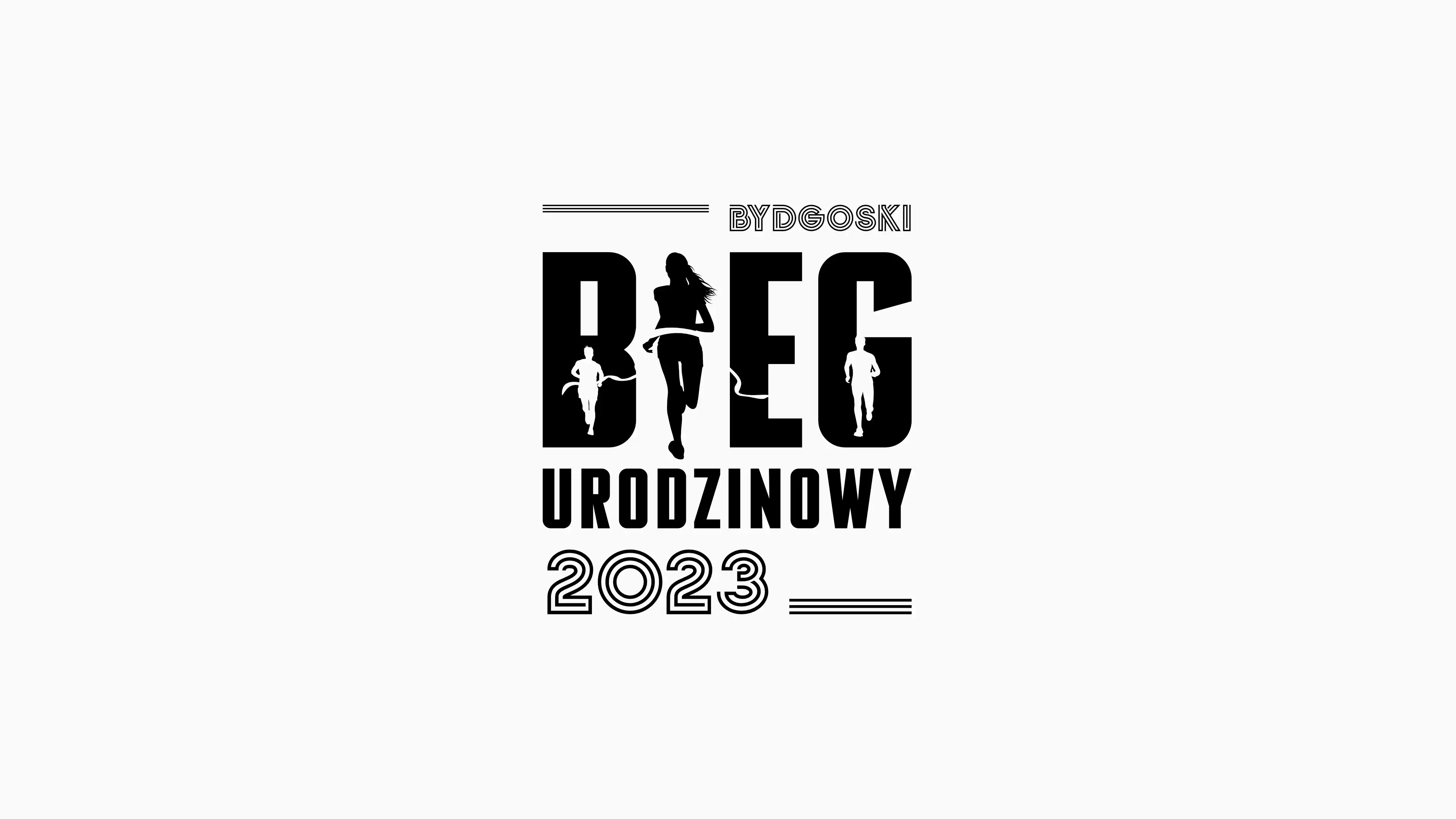 Projekt logo - Bydgoski Bieg Urodzinowy 2023