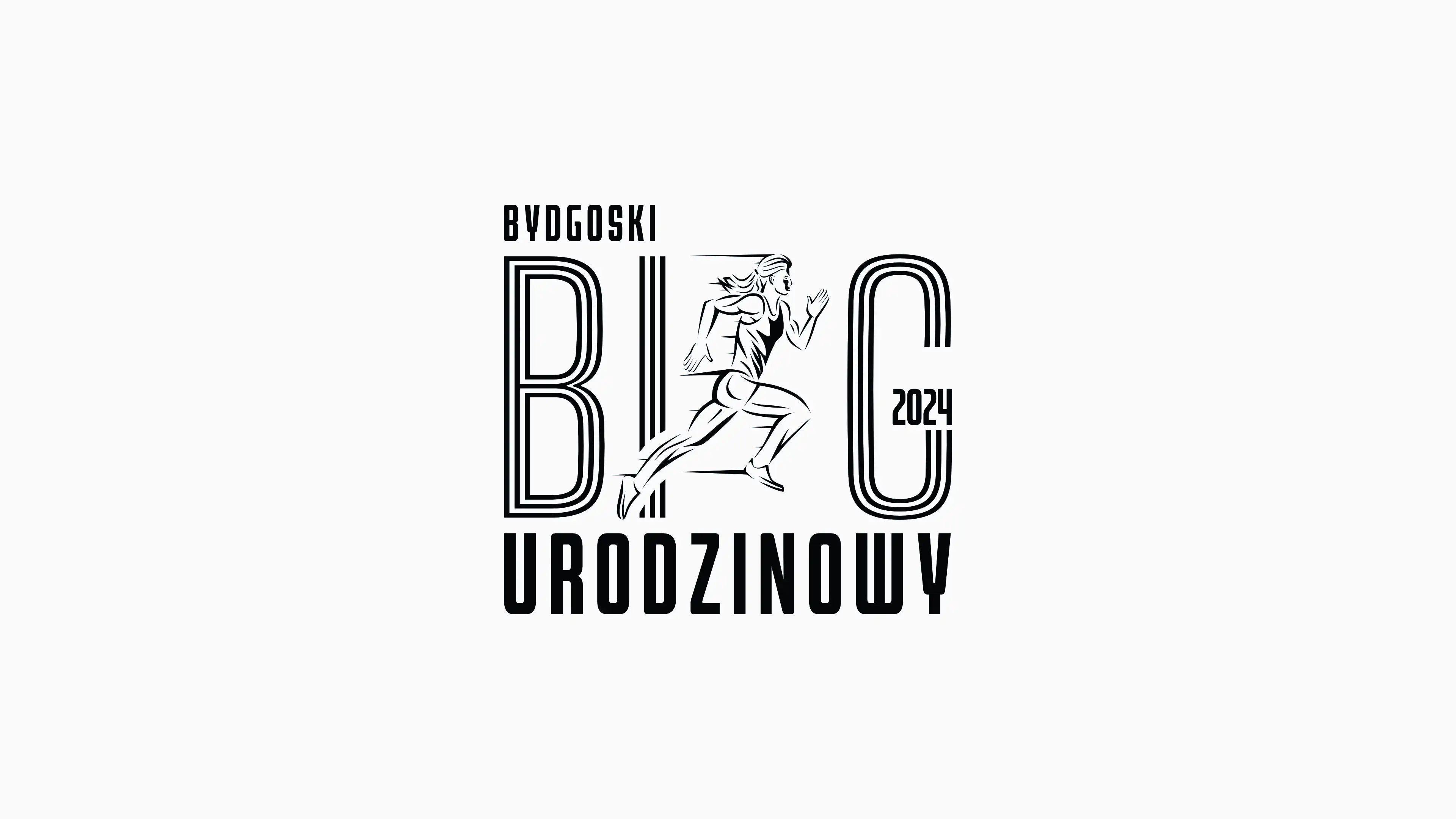 Projekt logo - Bydgoski Bieg Urodzinowy 2024